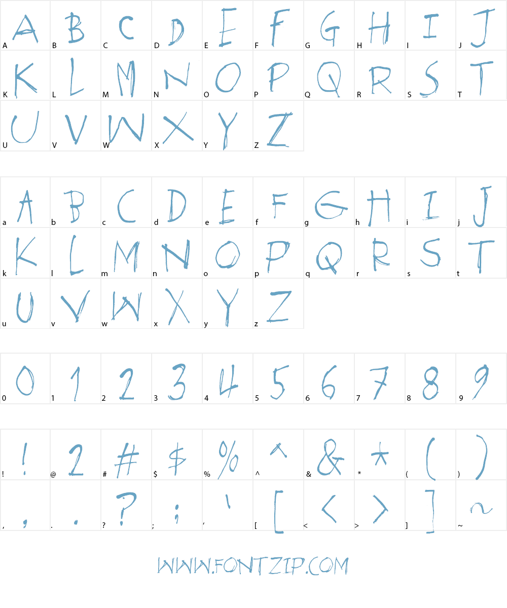 Spektakel DEMO Font Character